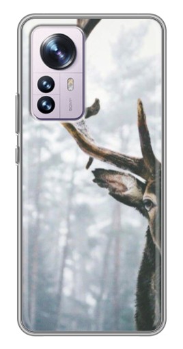 Силиконовый чехол с изображением "Большой олень" для Xiaomi 12 / 12X