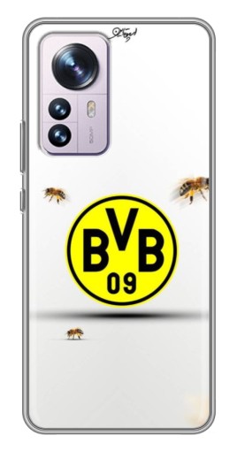 Чехол с картинкой "Боруссия Шмели" для Xiaomi 12 / 12X
