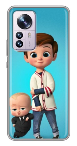 Чехол с печатью "Boss and Boy" для Xiaomi 12 / 12X