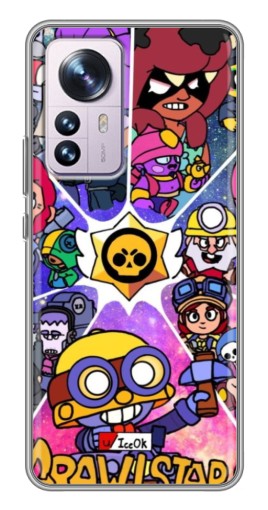 Чехол с печатью "Brawl заставка" для Xiaomi 12 / 12X