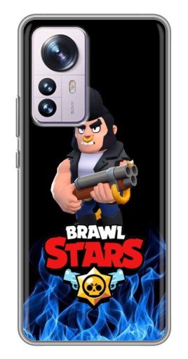 Чехол с печатью "Булл в огне" для Xiaomi 12 / 12X