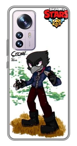 Чехол с принтом "Crow" для Xiaomi 12 / 12X