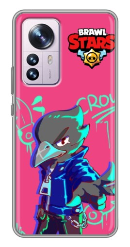 Силиконовый чехол с изображением "Crow Asassin" для Xiaomi 12 / 12X