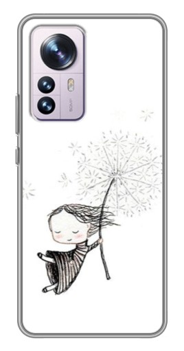 Чехол с печатью "Девочка с одуванчиком" для Xiaomi 12 / 12X