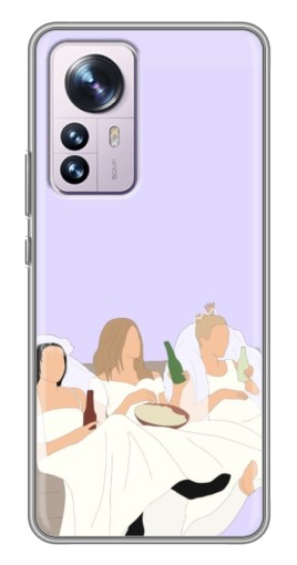 Силиконовый чехол с изображением "Девушки Друзья" для Xiaomi 12 / 12X