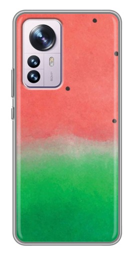 Силиконовый чехол с изображением "Дизайн арбуза" для Xiaomi 12 / 12X