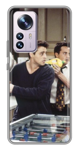 Чехол с картинкой "Джо и Чендлер" для Xiaomi 12 / 12X