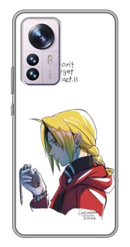 Чехол с картинкой "Эд Эрлик с часами" для Xiaomi 12 / 12X