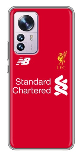 Чехол с картинкой "Форма Liverpool" для Xiaomi 12 / 12X