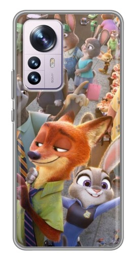 Чехол с печатью "Герои Зверополис" для Xiaomi 12 / 12X