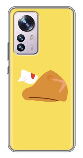 Чехол с печатью "Gold Crow" для Xiaomi 12 / 12X