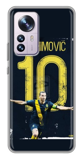 Силиконовый чехол с изображением "Ибрагимович 10" для Xiaomi 12 / 12X