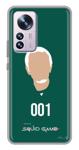 Силиконовый чехол с изображением "Игрок 001" для Xiaomi 12 / 12X