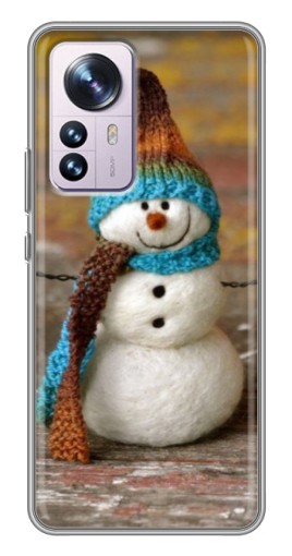 Чехол с печатью "Игрушечный снеговик" для Xiaomi 12 / 12X