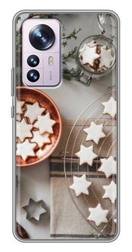 Чехол с печатью "Имбирные звездочки" для Xiaomi 12 / 12X