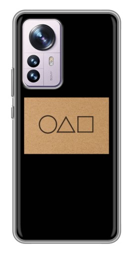 Чехол с картинкой "Карточка Кальмара" для Xiaomi 12 / 12X