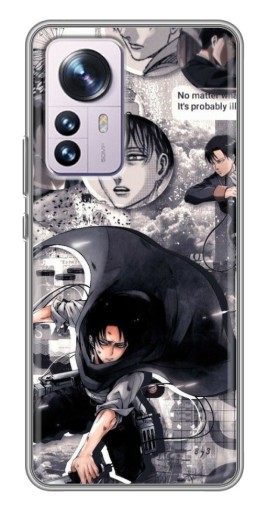 Силиконовый чехол с изображением "Коллаж Леви" для Xiaomi 12 / 12X