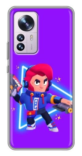 Чехол с картинкой "Кольт в наушниках" для Xiaomi 12 / 12X