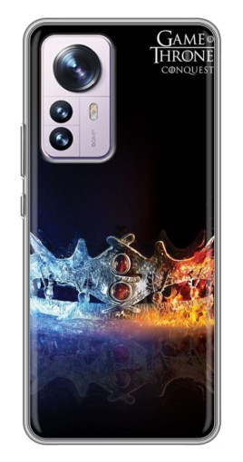 Силиконовый чехол с изображением "Корона" для Xiaomi 12 / 12X