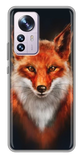 Чехол с картинкой "Красивая лиса" для Xiaomi 12 / 12X
