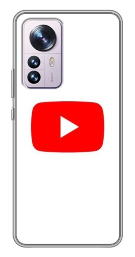 Силиконовый чехол с изображением "Красная кнопка" для Xiaomi 12 / 12X