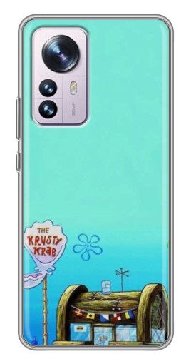 Силиконовый чехол с изображением "Krusty Krab" для Xiaomi 12 / 12X