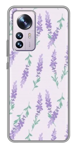 Чехол с принтом "Лавандовый фон " для Xiaomi 12 / 12X