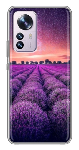 Чехол с принтом "Лавандовое поле" для Xiaomi 12 / 12X