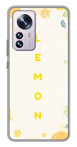 Силиконовый чехол с изображением "Lemon" для Xiaomi 12 / 12X