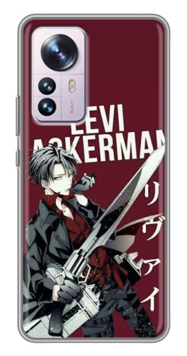 Чехол с печатью "levi Ackerman" для Xiaomi 12 / 12X