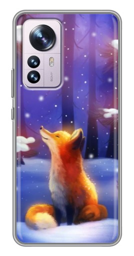 Чехол с печатью "Лисичка в лесу" для Xiaomi 12 / 12X