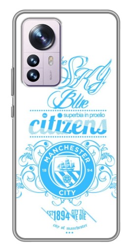 Чехол с печатью "Лого Man Sity" для Xiaomi 12 / 12X