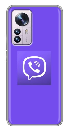 Чехол с печатью "Лого Viber" для Xiaomi 12 / 12X