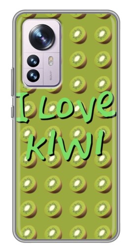 Чехол с печатью "Love Kiwi" для Xiaomi 12 / 12X
