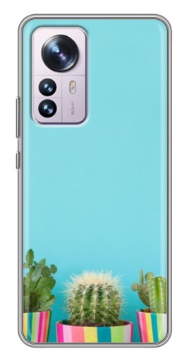 Чехол с печатью "Маленькие кактусы" для Xiaomi 12 / 12X