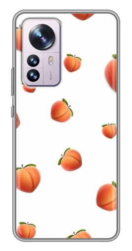 Чехол с картинкой "Маленькие персики" для Xiaomi 12 / 12X