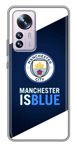Силиконовый чехол с изображением "Manchester is Blue" для Xiaomi 12 / 12X