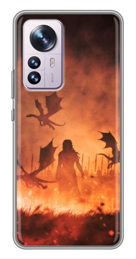 Чехол с картинкой "Мать драконов" для Xiaomi 12 / 12X
