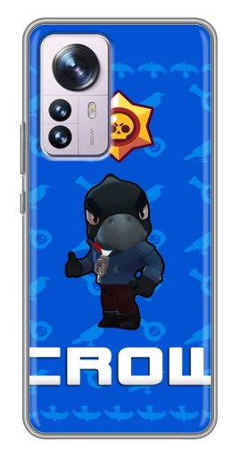 Чехол с картинкой "Медаль Crow" для Xiaomi 12 / 12X