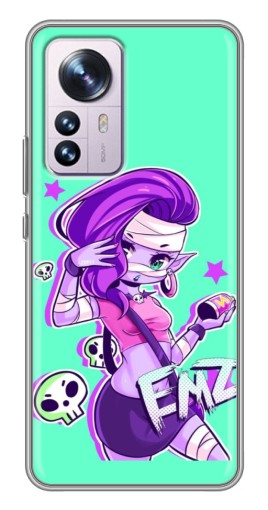 Чехол с принтом "Милая Emz" для Xiaomi 12 / 12X