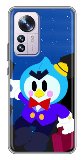 Силиконовый чехол с изображением "Мистер Пи с чемоданчиком" для Xiaomi 12 / 12X