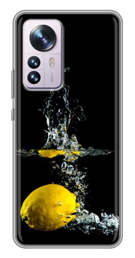 Силиконовый чехол с изображением "Мокрый Лимон" для Xiaomi 12 / 12X