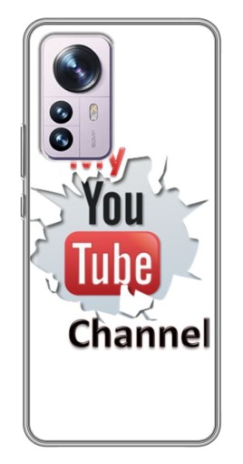 Чехол с картинкой "My YouTube" для Xiaomi 12 / 12X