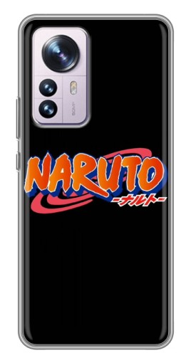 Силиконовый чехол с изображением "Надпись Naruto" для Xiaomi 12 / 12X