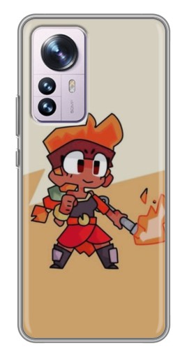 Чехол с картинкой "Нарисованная Amber" для Xiaomi 12 / 12X