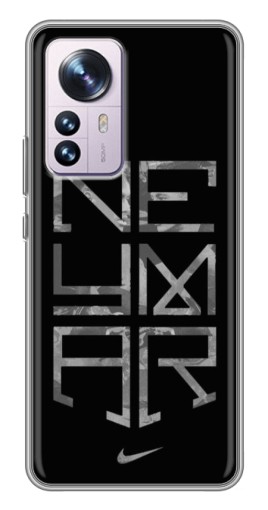 Чехол с картинкой "Neymar nike" для Xiaomi 12 / 12X