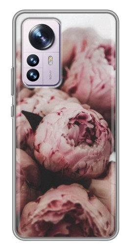 Чехол с принтом "Нежные пионы" для Xiaomi 12 / 12X