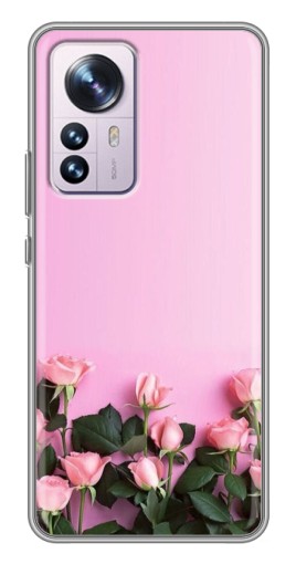 Чехол с принтом "Нежные розы" для Xiaomi 12 / 12X