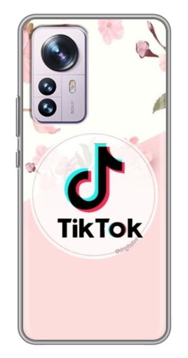 Силиконовый чехол с изображением "Нежный принт" для Xiaomi 12 / 12X