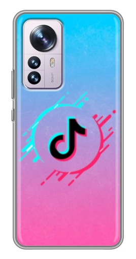 Чехол с печатью "Нота ТикТок" для Xiaomi 12 / 12X